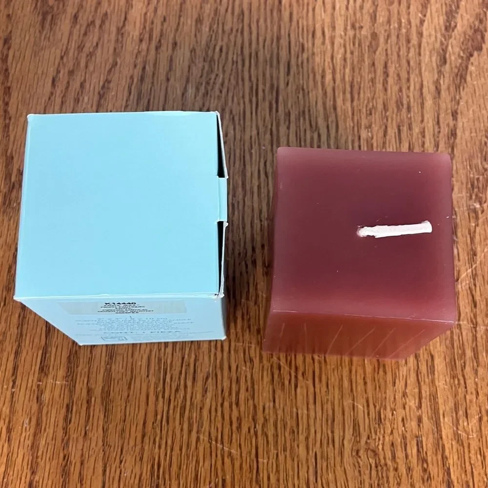 PartyLite Exptic Spice 3x4” Square Pillar New in box - Picture 2 of 5